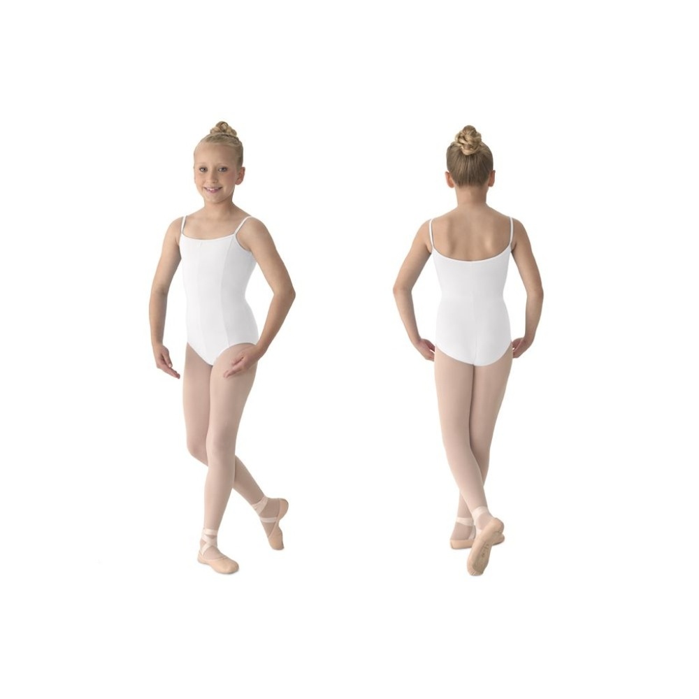 White Mirella leotards - child sizes